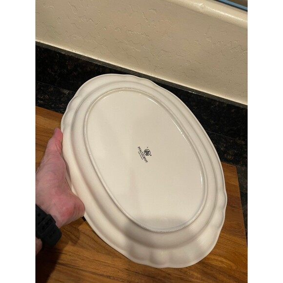 Pfaltzgraff Snow Village Oval Serving Platter - Picture 7 of 7
